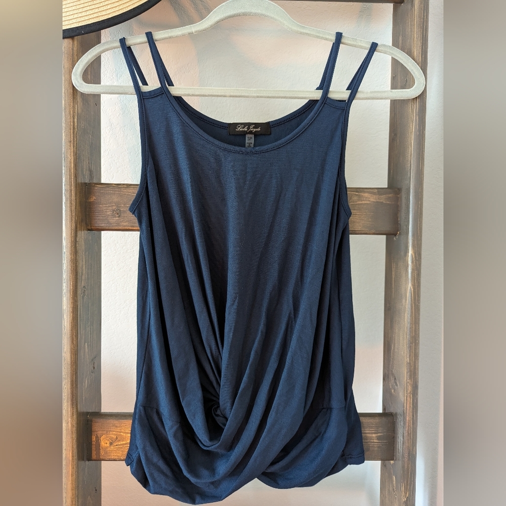 Laila Jayde Women's Navy Blue Tank, Size: SP